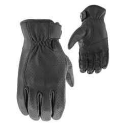 JRC 67 LTHR PRF GLV BLK MED