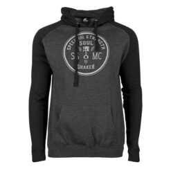 SOUL SHAKER HOODY BLK/CHAR 2X