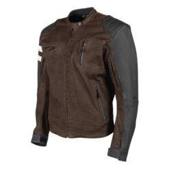 JRC 67 LTHR/TXT BRN JCKT XXXL