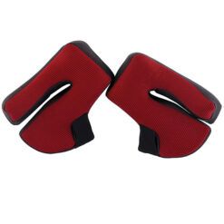 RACE-R PRO CHEEK PADS RED 40MM