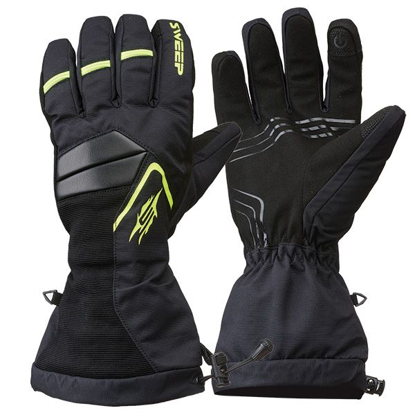 SCOUT SNOW GLOVE BLK/HVS SM
