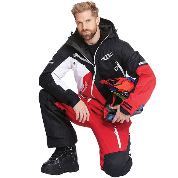 EVO3 MONO SUIT INS BLK/RED SM