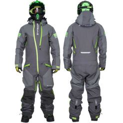 PEAK INS MONOSUIT GREY/BLK 2X