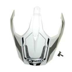 GM11 VISOR WHT/SLV EDGE