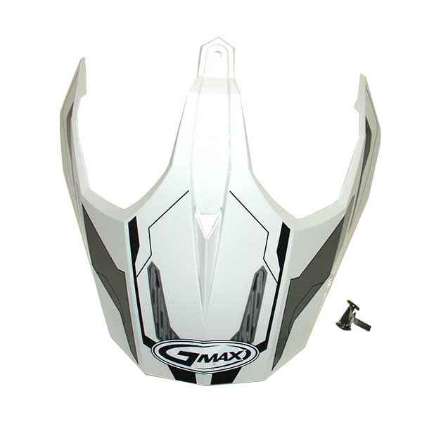 GM11 VISOR WHT/SLV EDGE