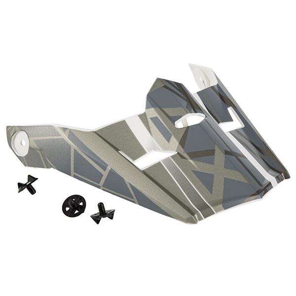 REPLC VISOR MX46Y SLV/WHT MT