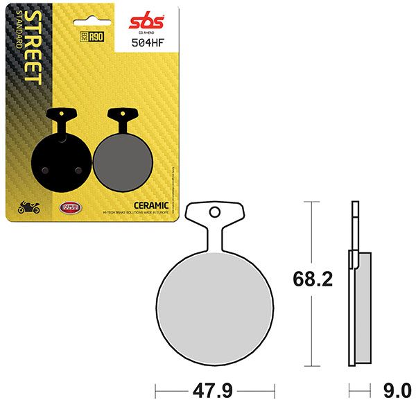 SBS BRAKE PAD 504HF