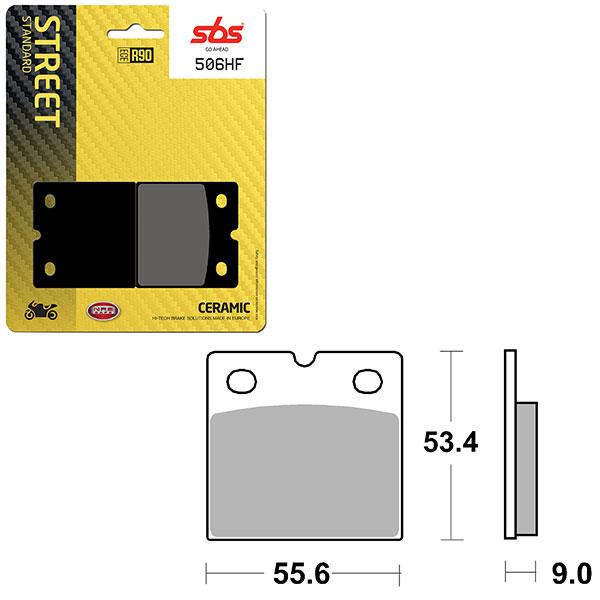 SBS BRAKE PAD 506HF
