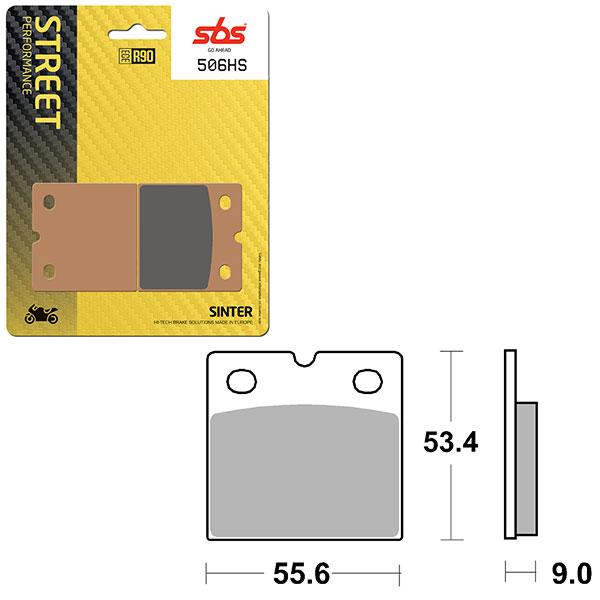SBS BRAKE PAD 506HS
