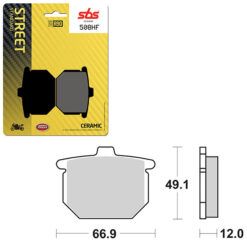 SBS BRAKE PAD 508HF