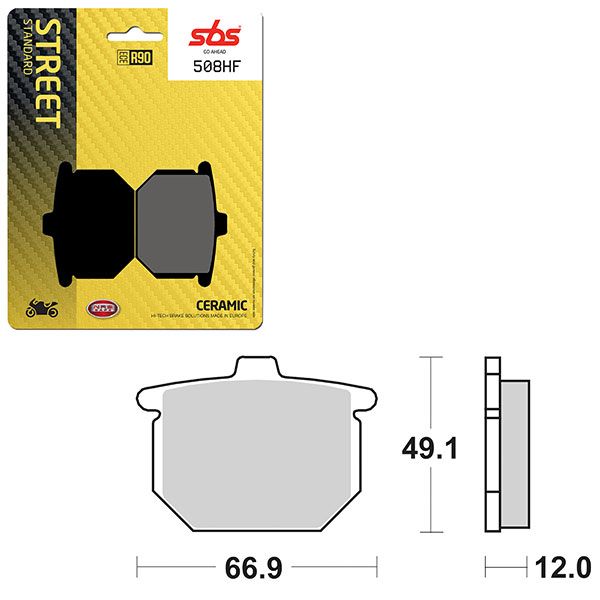 SBS BRAKE PAD 508HF
