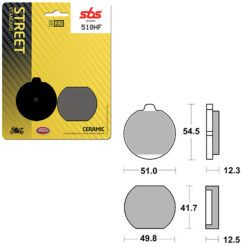 SBS BRAKE PAD 510HF