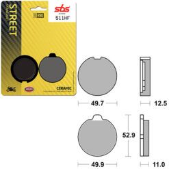 SBS BRAKE PAD 511HF