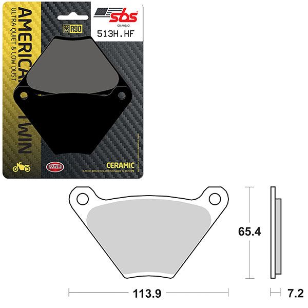 SBS BRAKE PAD 513H.HF