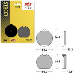 SBS BRAKE PAD 514HF