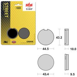 SBS BRAKE PAD 516HF