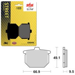 SBS BRAKE PAD 517HF