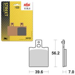 SBS BRAKE PAD 519LS