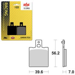 SBS BRAKE PAD 519RQ