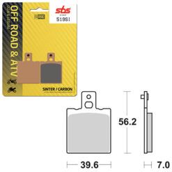 SBS BRAKE PAD 519SI
