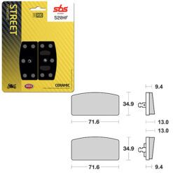 SBS BRAKE PAD 520HF
