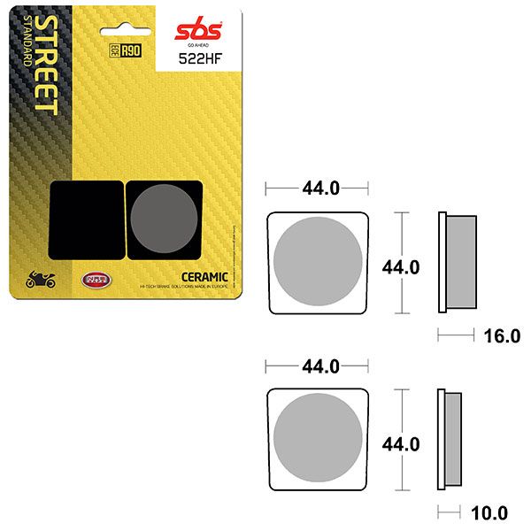 SBS BRAKE PAD 522HF