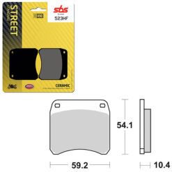 SBS BRAKE PAD 523HF
