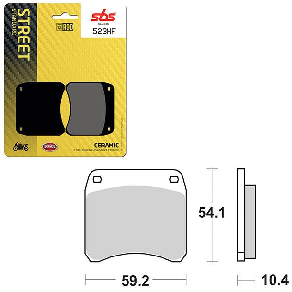 SBS BRAKE PAD 523HF