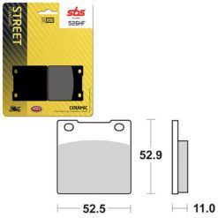 SBS BRAKE PAD 526HF