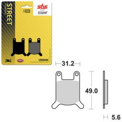 SBS BRAKE PAD 532HF