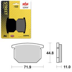 SBS BRAKE PAD 534HF