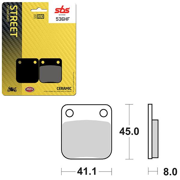 SBS BRAKE PAD 536HF