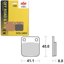 SBS BRAKE PAD 536SI