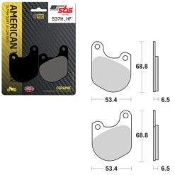 SBS BRAKE PAD 537H.HF