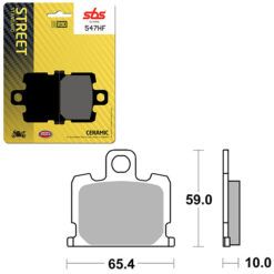 SBS BRAKE PAD 547HF