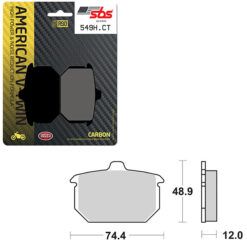 SBS BRAKE PAD 549H.CT