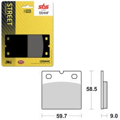SBS BRAKE PAD 554HF