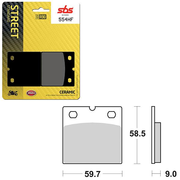 SBS BRAKE PAD 554HF