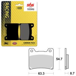 SBS BRAKE PAD 555RQ
