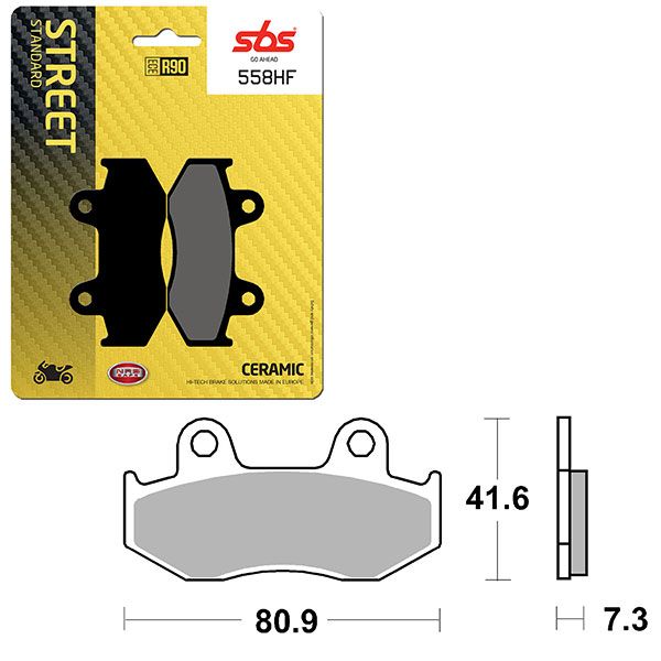 SBS BRAKE PAD 558HF
