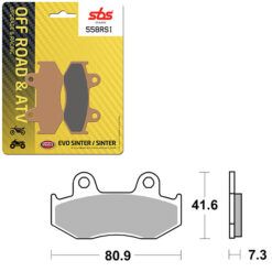 SBS BRAKE PAD 558RSI
