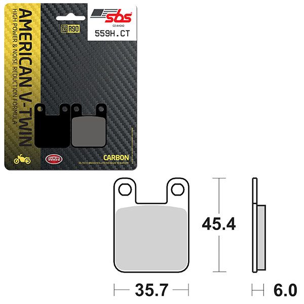 SBS BRAKE PAD 559H.CT