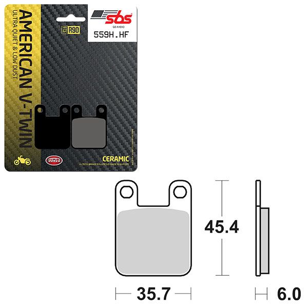 SBS BRAKE PAD 559H.HF