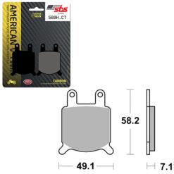 SBS BRAKE PAD 560H.CT