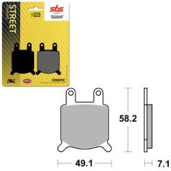 SBS BRAKE PAD 560HF