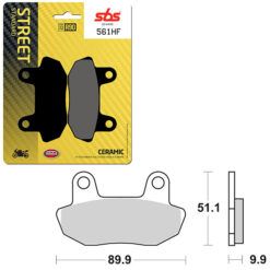 SBS BRAKE PAD 561HF
