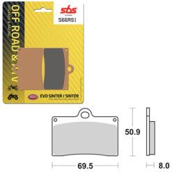 SBS BRAKE PAD 566RSI