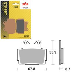 SBS BRAKE PAD 570LS