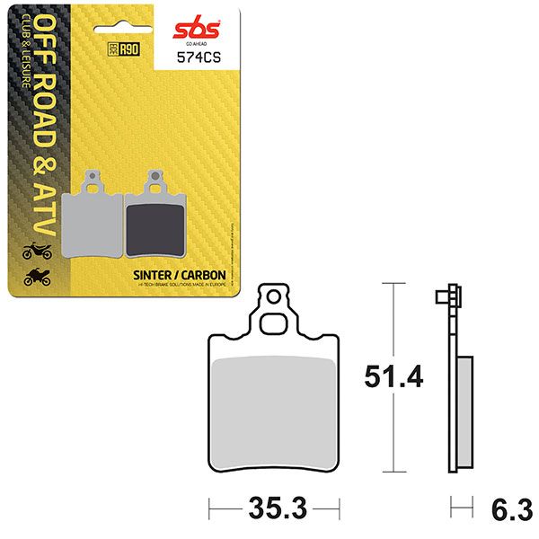 SBS BRAKE PAD 574CS