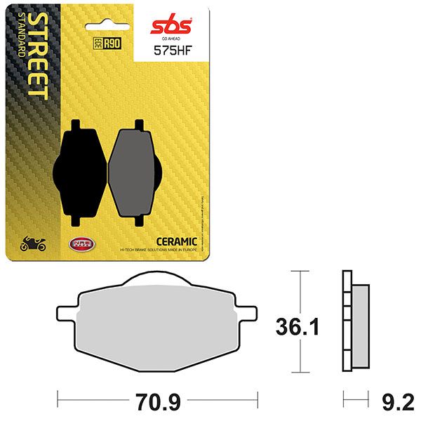 SBS BRAKE PAD 575HF